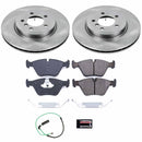 PowerStop OE Stock Replacement Low-Dust Ceramic Brake Pad and Rotor Kit