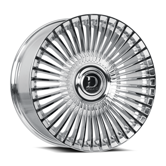 22x9 Dolce TRENTO Chrome Wheel 5x108 ET35 CB73.1