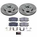 PowerStop OE Stock Replacement Low-Dust Ceramic Brake Pad and Rotor Kit