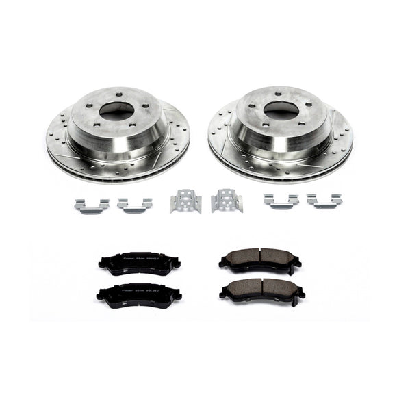 PowerStop Z23 Daily Driver Carbon-Fiber Ceramic Brake Pad and Drilled & Slotted