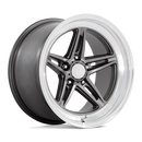 18X8 American Racing Vintage VN514 Groove Gray 5X127 5X5 ET0 Wheel Rim-2