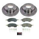 PowerStop OE Stock Replacement Low-Dust Ceramic Brake Pad and Rotor Kit