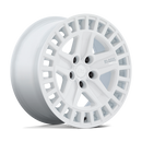 18X8.5 Black Rhino Alston Gloss White 5X114.3 5X4.5 ET25 Wheel Rim