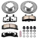 PowerStop Z36 Ceramic Brake Pads with Drilled Slotted Rotors and Drum Shoe Kit