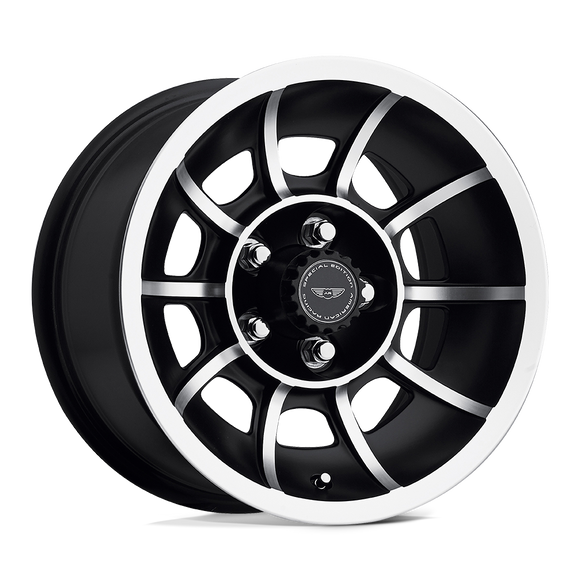 15X8.5 American Racing Vector Black Wheel/Rim 5x114.3 15-8.5 5-114.3 ET6
