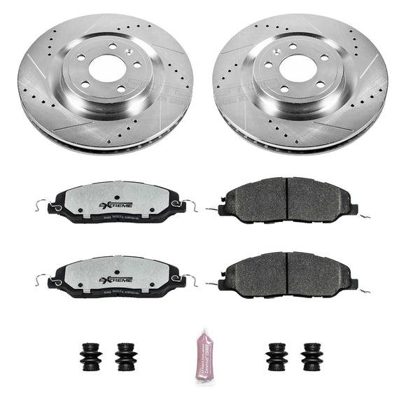 PowerStop Z26 Street Performance Ceramic Brake Pad and Drilled & Slotted Rotor K