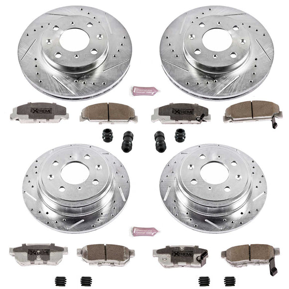 PowerStop Z26 Street Performance Ceramic Brake Pad and Drilled & Slotted Rotor K