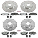 PowerStop Z26 Street Performance Ceramic Brake Pad and Drilled & Slotted Rotor K