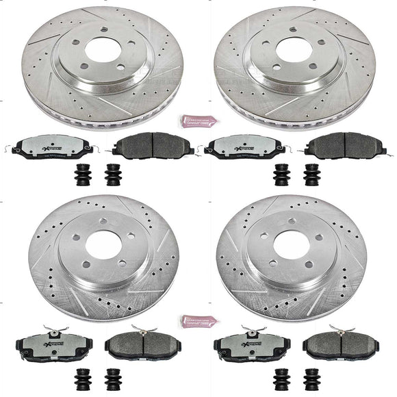 PowerStop Z26 Street Performance Ceramic Brake Pad and Drilled & Slotted Rotor K