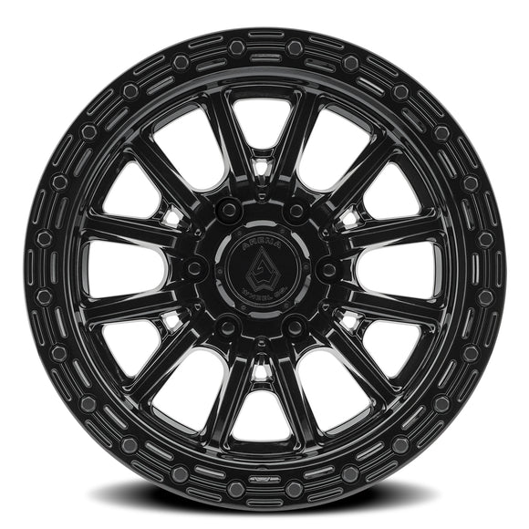 20x9 Arena Wheel Trek Glossy Black Wheel 6x139.7 ET0 CB106.1