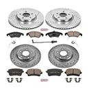 PowerStop Z23 Daily Driver Carbon-Fiber Ceramic Brake Pad and Drilled & Slotted