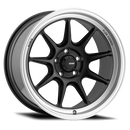 15x8 Konig Countergram Matte Black/Matte Machined Lip 4x100 ET25 Wheel Rim-4