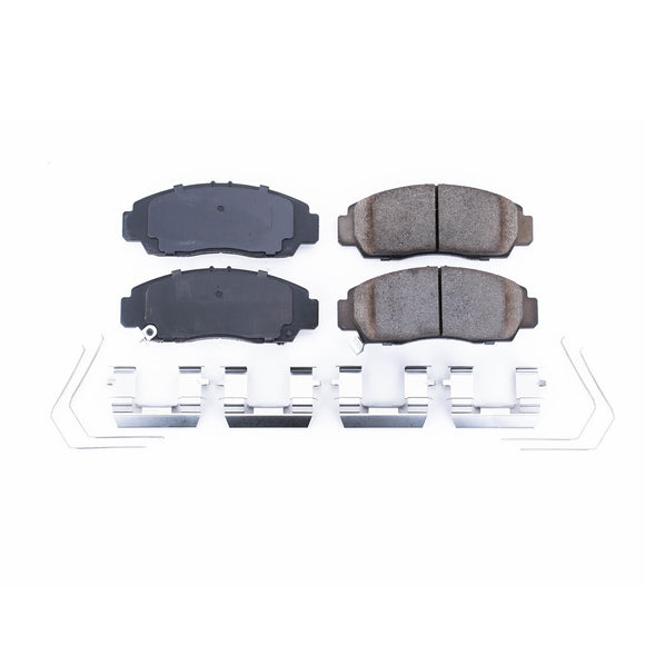PowerStop Z17 Evolution Ceramic Brake Pads With Hardware