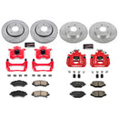 PowerStop Z23 Daily Driver Carbon-Fiber Ceramic Pads Drilled & Slotted Rotor & C