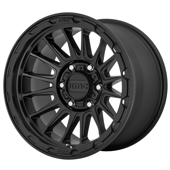 17X9 KMC KM542 Impact Satin Black 6X114.3 ET18 wheel/rim