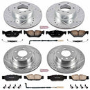 PowerStop Z23 Daily Driver Carbon-Fiber Ceramic Brake Pad and Drilled & Slotted