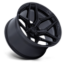 17x9 Fuel Off-Road Flux Blackout 5x127 ET-12 CB71.5 Wheel Rim
