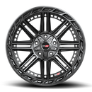 20x9 Vortek VRP-501 Turbo Gloss Black 5x127 ET12 CB78.1 Wheel Rim
