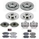 PowerStop OE Stock Replacement Low-Dust Ceramic Brake Pad, Rotor and Caliper Kit