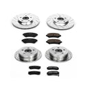 PowerStop Z23 Daily Driver Carbon-Fiber Ceramic Brake Pad and Drilled & Slotted