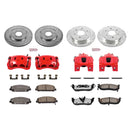 PowerStop Z36 Truck and SUV Ceramic Brake Pad, Drilled & Slotted Rotor, and Cali