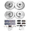 PowerStop Z23 Daily Driver Carbon-Fiber Ceramic Brake Pad and Drilled & Slotted