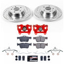 PowerStop Z23 Daily Driver Carbon-Fiber Ceramic Pads Drilled & Slotted Rotor & C