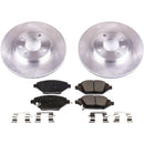 PowerStop OE Stock Replacement Low-Dust Ceramic Brake Pad and Rotor Kit
