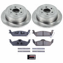 PowerStop OE Stock Replacement Low-Dust Ceramic Brake Pad and Rotor Kit