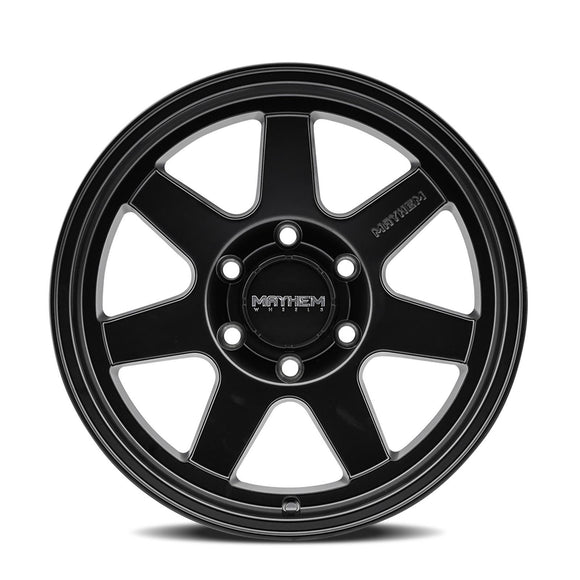 17x9 Mayhem Convoy Satin Black 6x139.7 ET-6 CB106 Wheel Rim