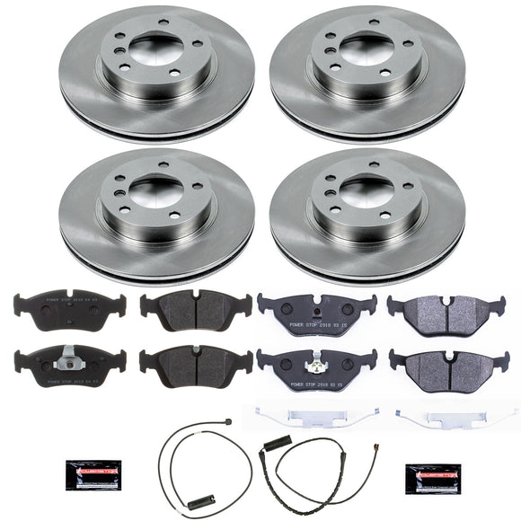 PowerStop Track Day Spec High-Performance Brake Pad and Rotor Kit
