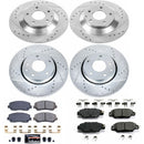 PowerStop Z23 Daily Driver Carbon-Fiber Ceramic Brake Pad and Drilled & Slotted