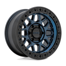 20X9 KMC KM549 GRS Midnight Blue With Gloss Black Lip 6X135 ET18 wheel/rim