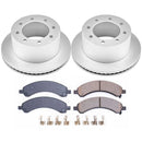 PowerStop Genuine Geomet Coated Rotor and Low-Dust Ceramic Brake Pad Kit