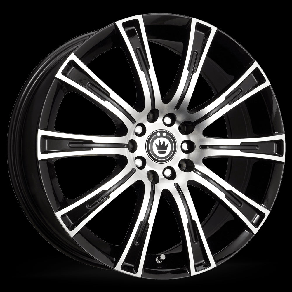 18x8 Konig Crown Machined Face/Gloss Black 5x114.3 5x4.5 ET40 Wheel Rim