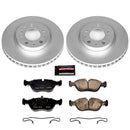 PowerStop Genuine Geomet Coated Rotor and Carbon-Fiber Ceramic Brake Pad Kit