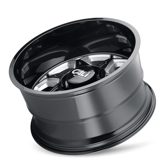 20X12 Cali Off-Road Sevenfold Black-Gloss Wheel/Rim 6x139.7 ET-51