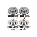 PowerStop OE Stock Replacement Low-Dust Ceramic Brake Pad and Rotor Kit