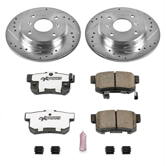 PowerStop Z26 Street Performance Ceramic Brake Pad and Drilled & Slotted Rotor K