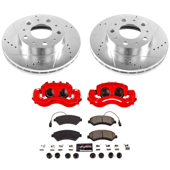 Z23 Daily Driver Carbon-Fiber Ceramic Pads Drilled & Slotted Rotor & Caliper Kit