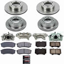 PowerStop OE Stock Replacement Low-Dust Ceramic Brake Pad, Rotor and Caliper Kit
