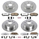 PowerStop Z26 Street Performance Ceramic Brake Pad and Drilled & Slotted Rotor K