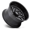22x12 Fuel Off-Road D807 Hurricane Gloss Black Milled 6x135 ET-44 CB87.1 Wheel