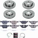 PowerStop OE Stock Replacement Low-Dust Ceramic Brake Pad and Rotor Kit