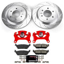 PowerStop Z23 Daily Driver Carbon-Fiber Ceramic Pads Drilled & Slotted Rotor & C