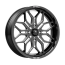 18X7 Msa Offroad Wheels M47 Sniper Gloss Black Milled 4X110 ET10 Wheel Rim