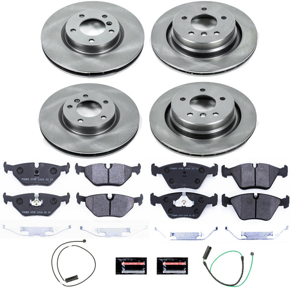 PowerStop Track Day Spec High-Performance Brake Pad and Rotor Kit