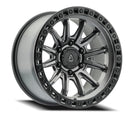 20x9 Arena Wheel Mission Satin Gun Metal Center Satin Black Lip 6x135 ET0 CB87.1