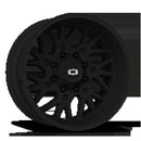 22x14 Vision 404 Brawl Satin Black Wheel 8x170 ET-76 CB125.2