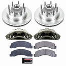 PowerStop OE Stock Replacement Low-Dust Ceramic Brake Pad, Rotor and Caliper Kit